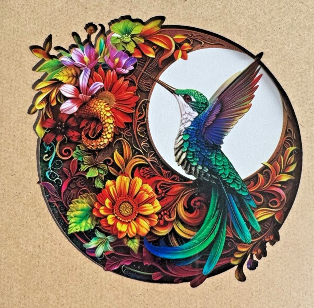 Hopelucr Hummingbird Wooden Puzzle 200 pcs Creative Art New